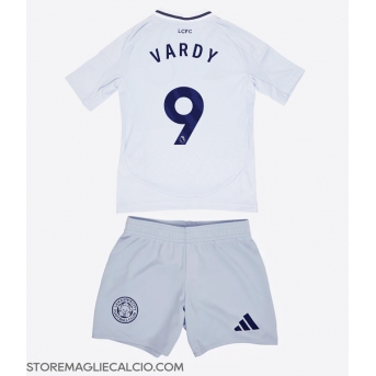 Leicester City Jamie Vardy #9 Maglia Gara Terza Repliche 2024-25 Bambino